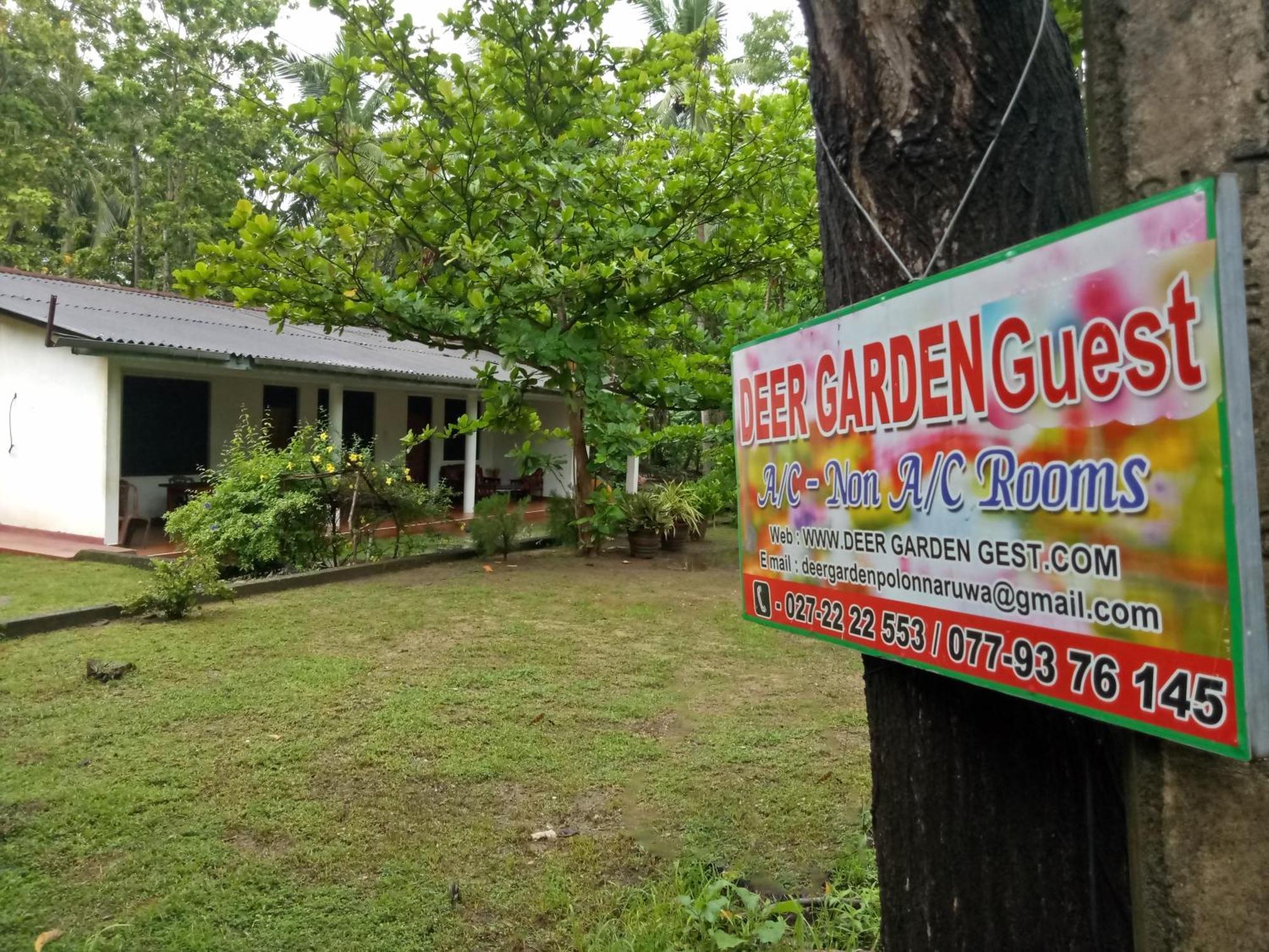 Deer Garden Guest Hotel Polonnaruwa Bagian luar foto